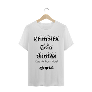 Nome do produtoCamiseta Frase Primeira Ceia Juntos