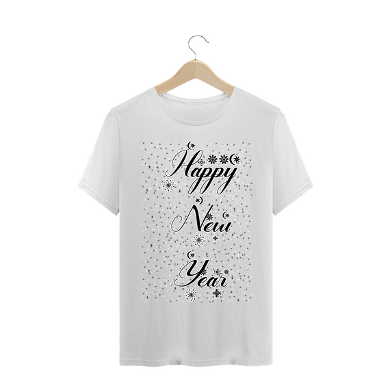 Camiseta Frase Happy New Year
