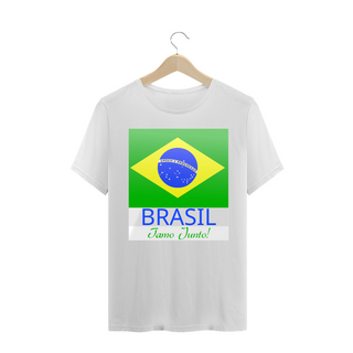 Camiseta Frase Brasil Tamo Junto