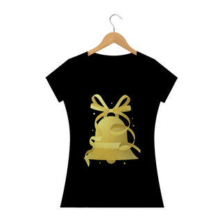 Nome do produtoCamiseta baby look Símbolo Sino Dourado