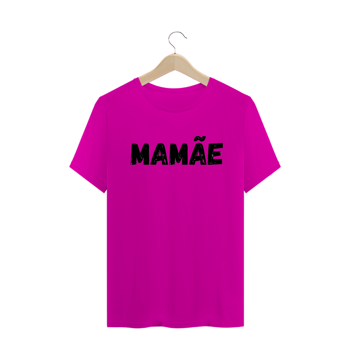 Nome do produto: Camiseta da Mamãe t-shirt quality Letra Preta