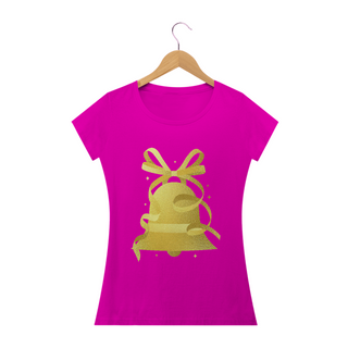 Nome do produtoCamiseta baby look Símbolo Sino Dourado