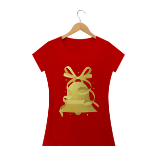 Nome do produtoCamiseta baby look Símbolo Sino Dourado