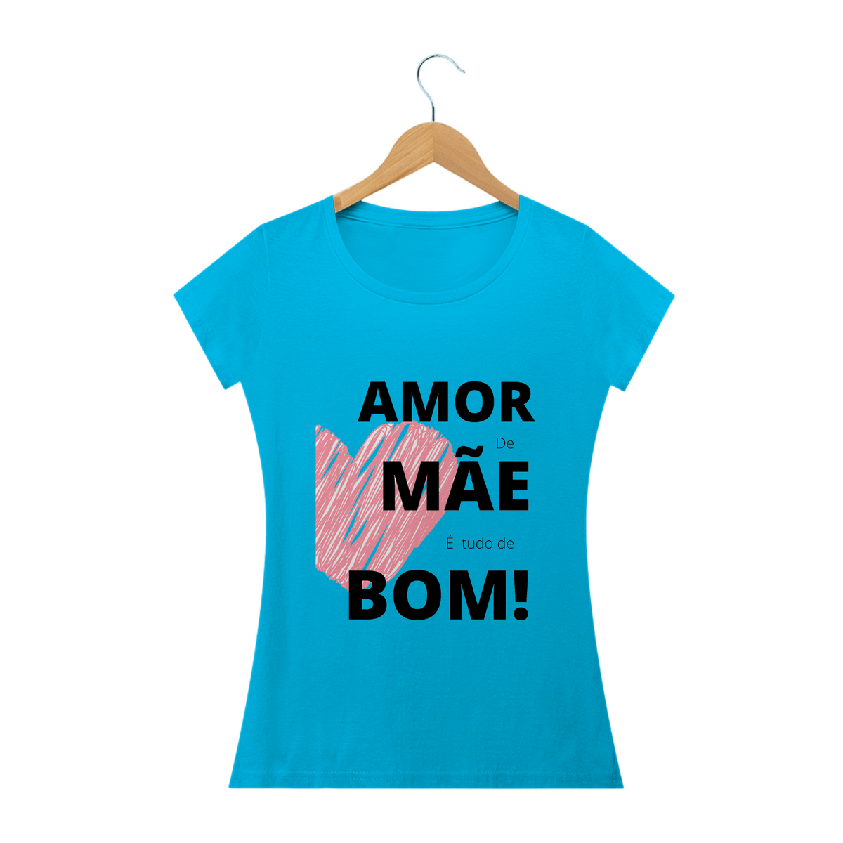 Nome do produto: Camiseta Baby Long Frase Amor de Mãe é tudo de Bom