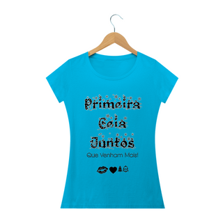 Nome do produtoCamiseta baby look Primeira Ceia Juntos