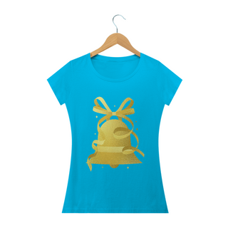 Nome do produtoCamiseta baby look Símbolo Sino Dourado