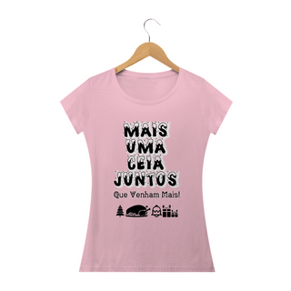 Nome do produtoCamiseta baby look Frase Mais uma Ceia Juntos