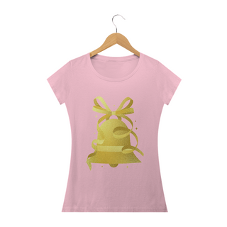 Nome do produtoCamiseta baby look Símbolo Sino Dourado