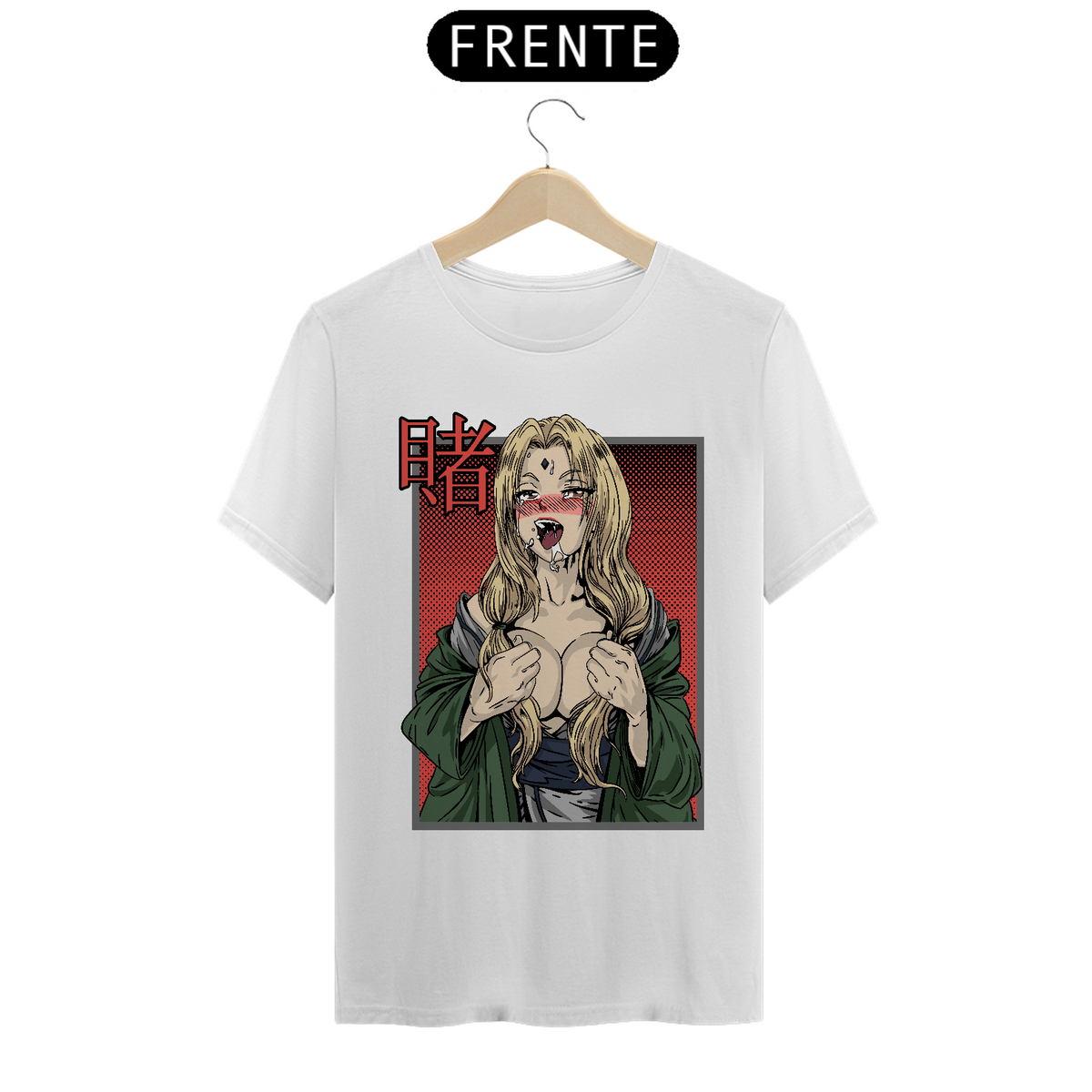 Nome do produto: Camiseta - Tsunade Ahegao (Naruto)