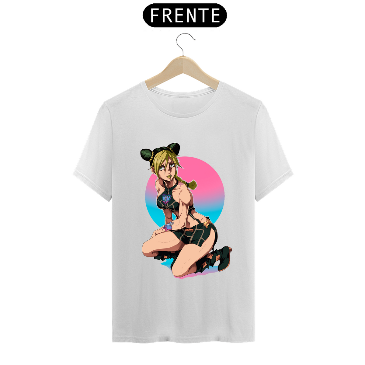 Nome do produto: Camiseta - Jolyne Kujo (Jojo\'s Bizarre Adventure)