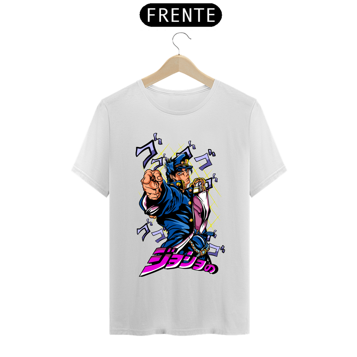 Nome do produto: Camiseta - Jotaro Kujo (Jojo\'s Bizarre Adventure)