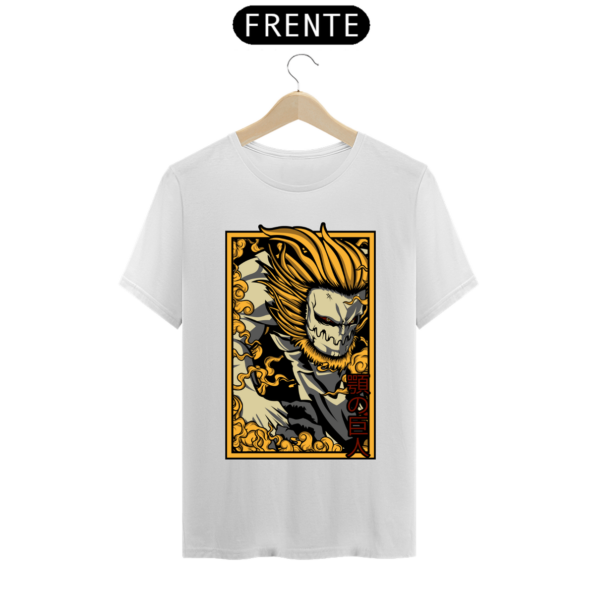 Nome do produto: Camiseta - Titã Mandíbula (Attack on Titan)