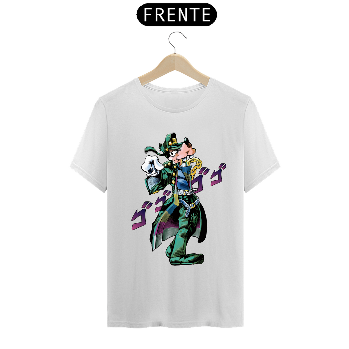 Nome do produto: Camiseta - Pateta Kujo (Jojo\'s Bizarre Adventure)