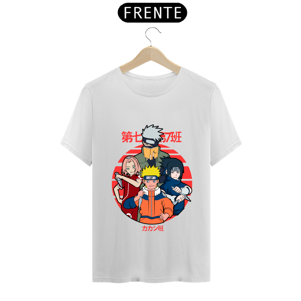 Nome do produto: Camiseta - Team 7 (Naruto)