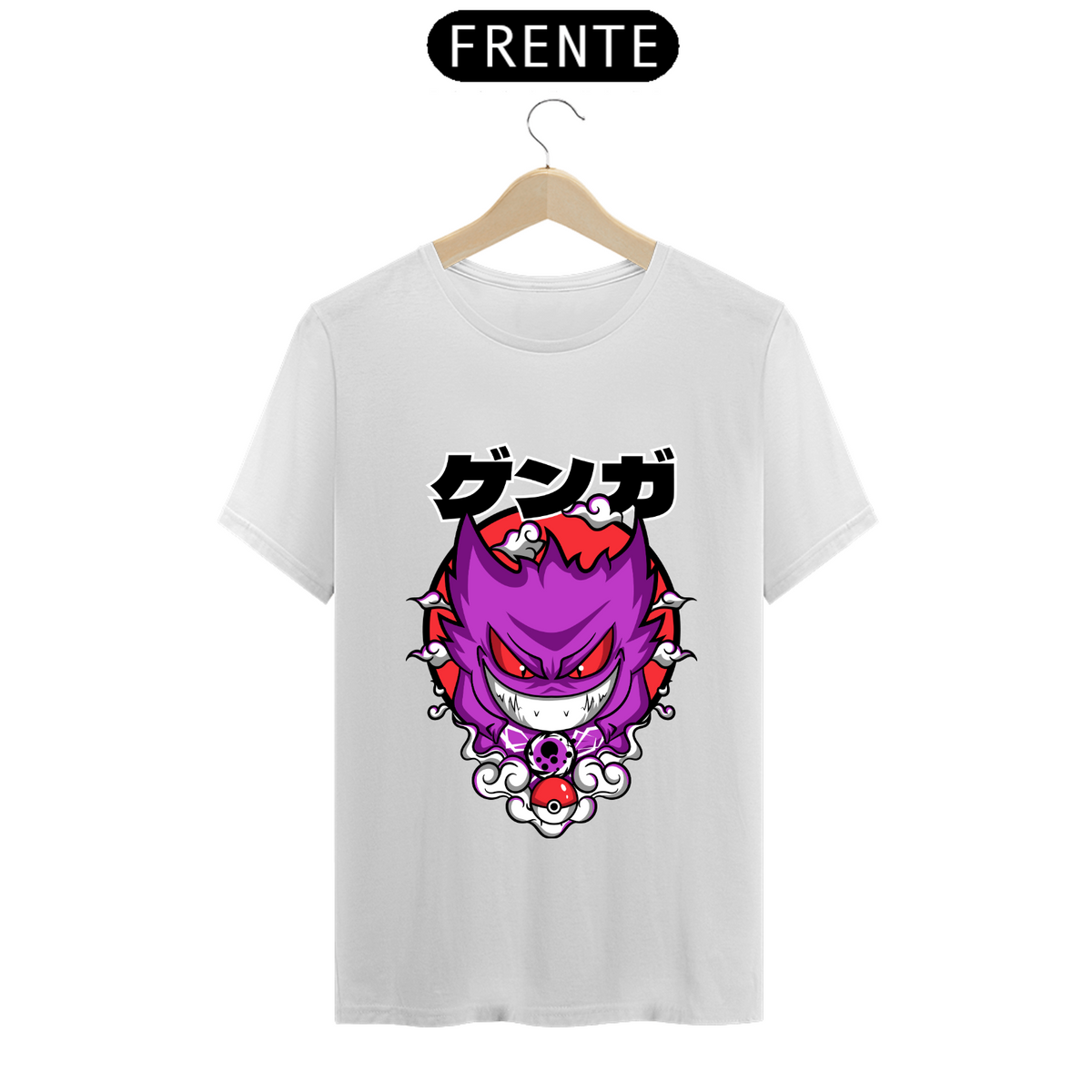 Nome do produto: Camiseta - Gengar (Pokemon)