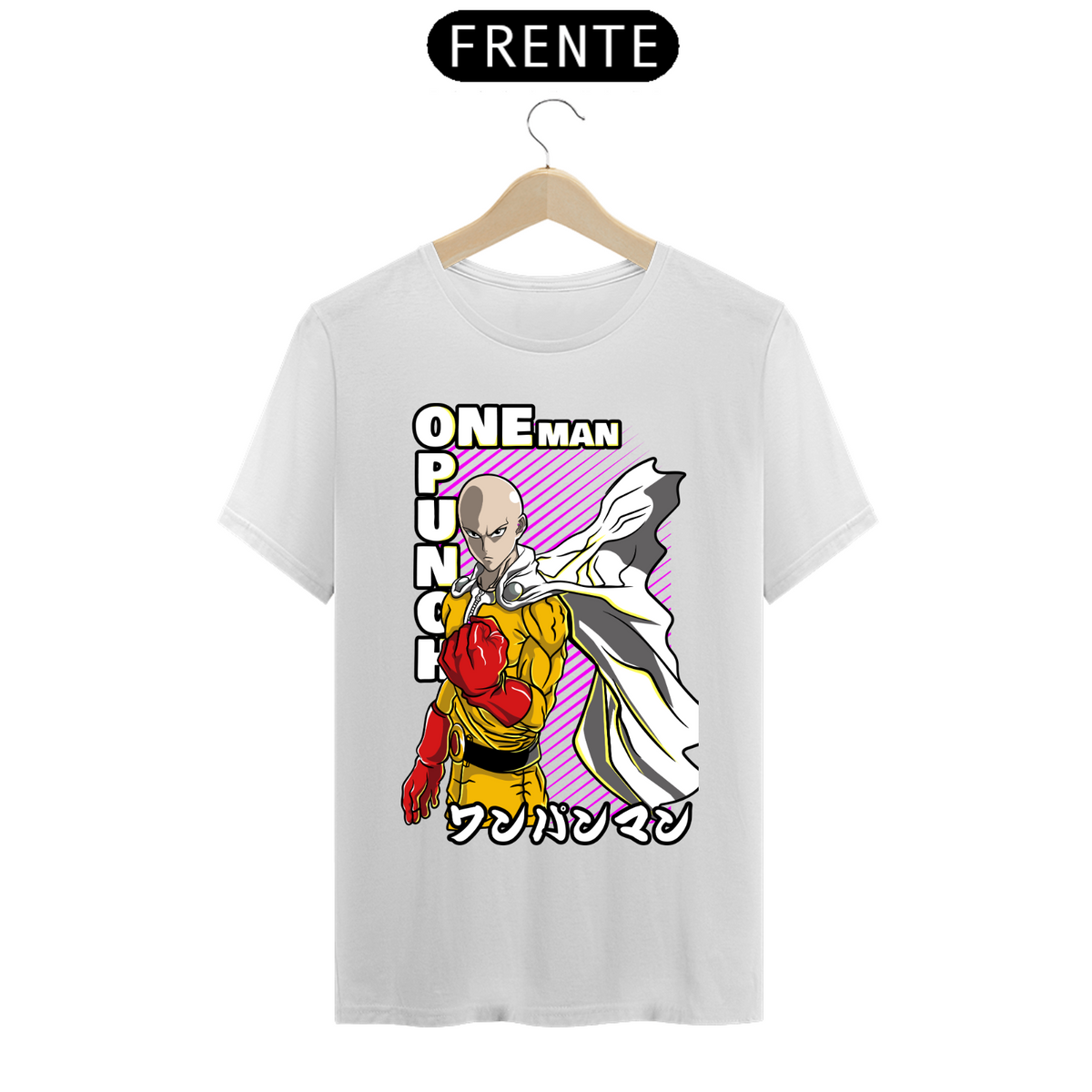 Nome do produto: Camiseta - Saitama (One Punch Man)