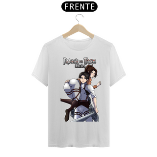 Nome do produtoCamiseta - Levi & Hange (Attack on Titan)