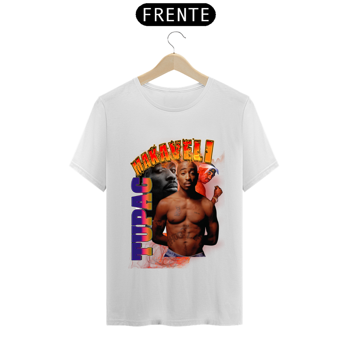 Nome do produto: Camiseta - Tupac