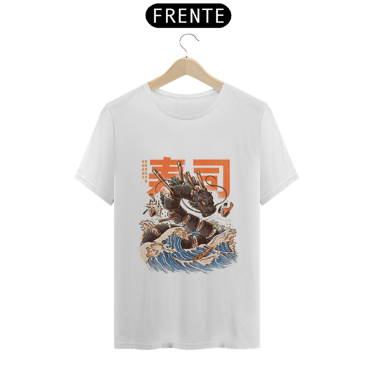 Nome do produto: Camiseta - Great Sushi Dragon