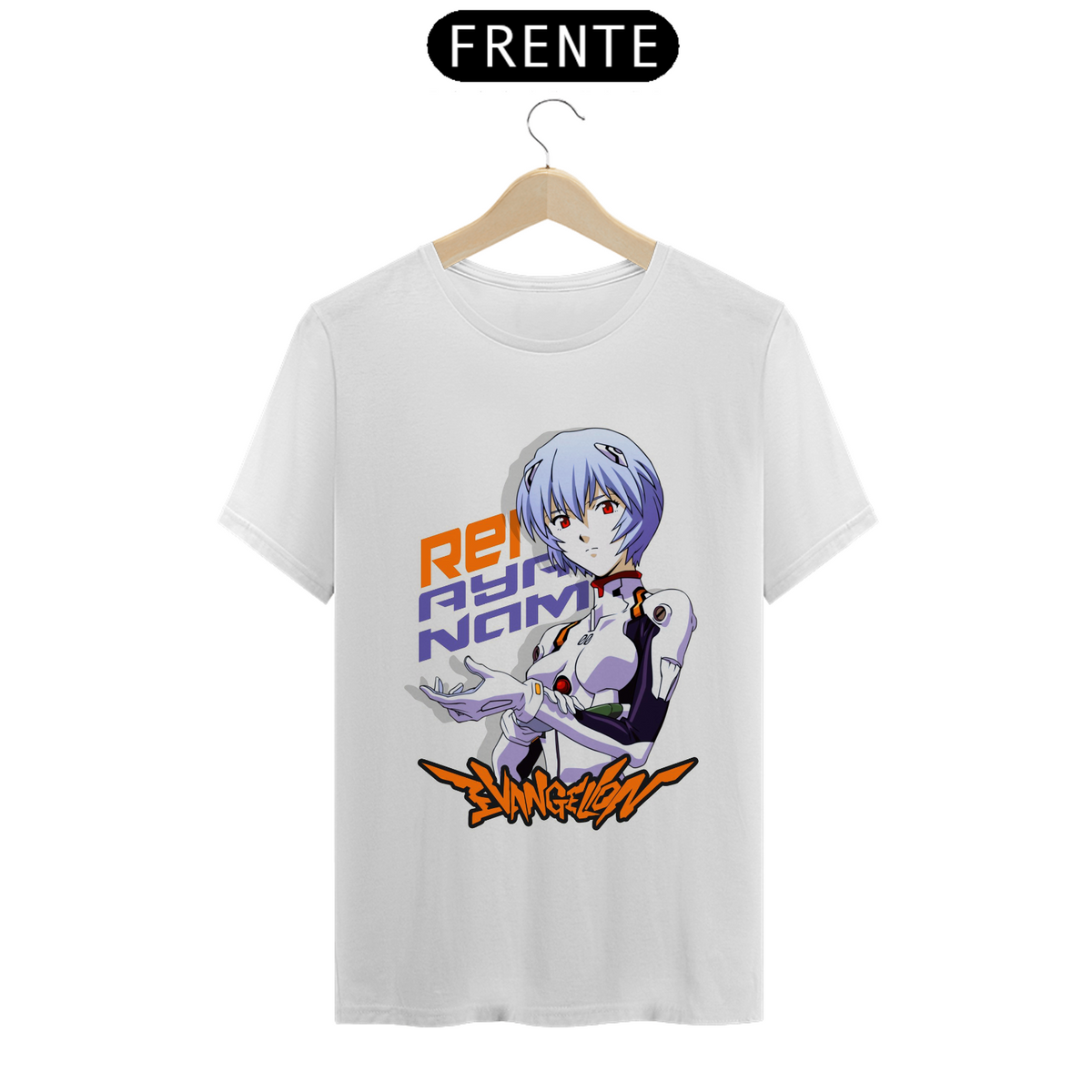 Nome do produto: Camiseta - Rei Ayanami (Evangelion)