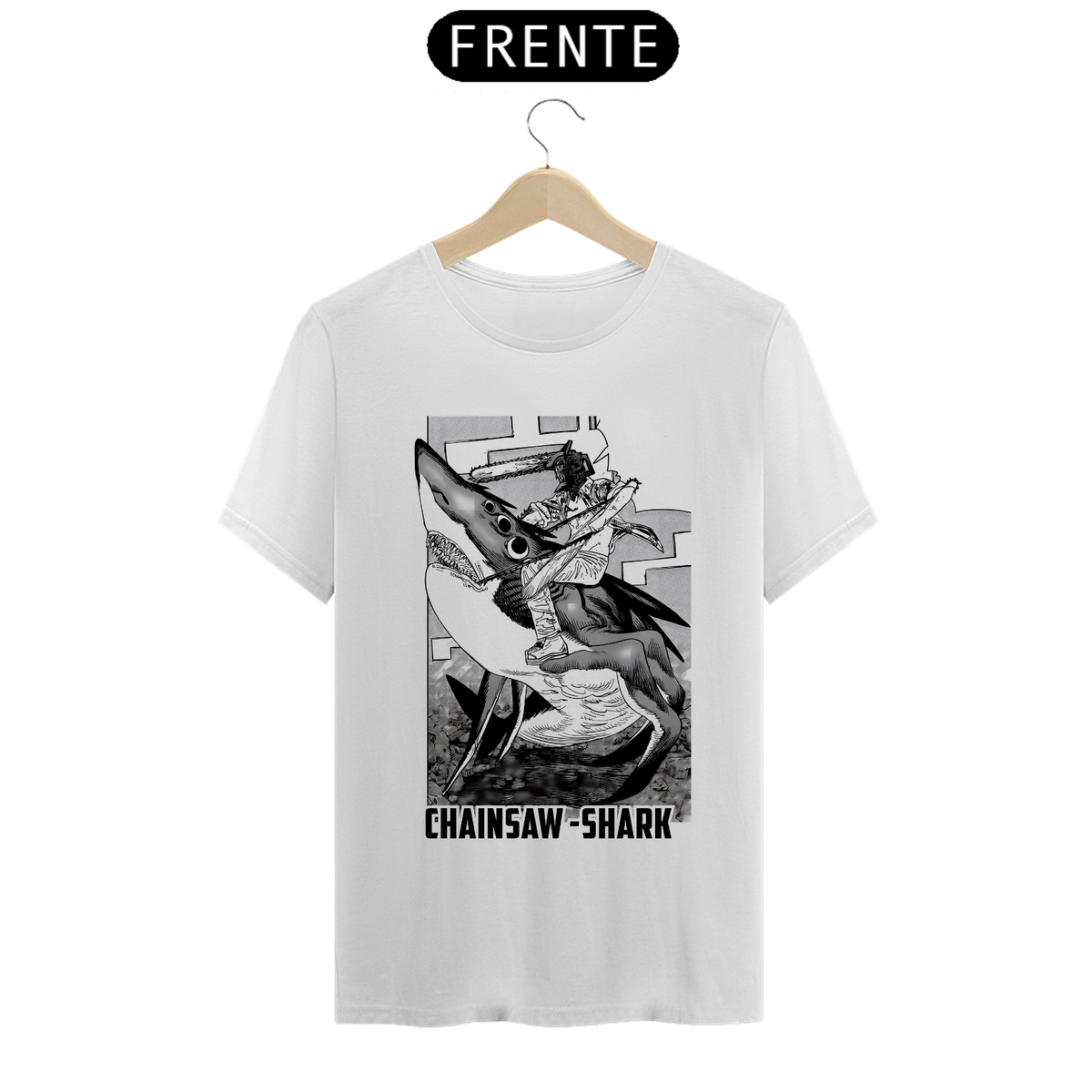 Nome do produto: Camiseta - Chainsaw Shark