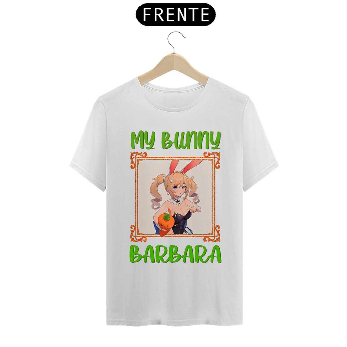 Nome do produto: Camiseta - Barbara Bunny (Genshin Impact)