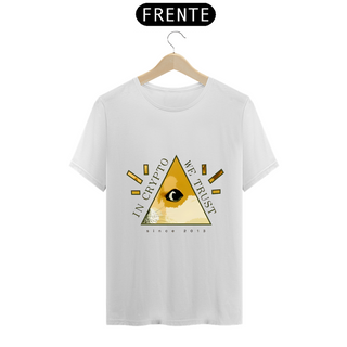 Nome do produtoCamiseta - In Crypto We Trust Doge