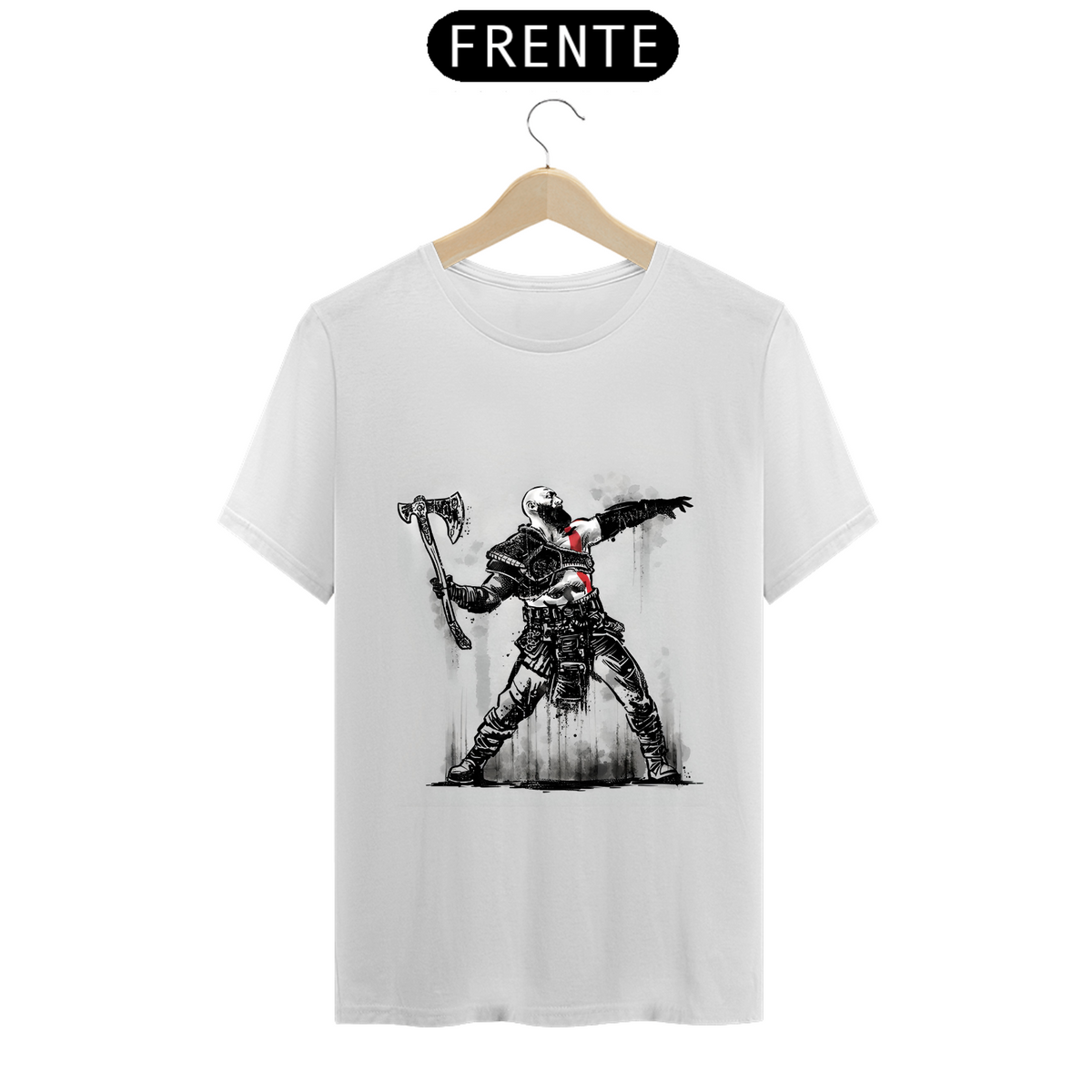 Nome do produto: Camiseta - Kratos (God of War)