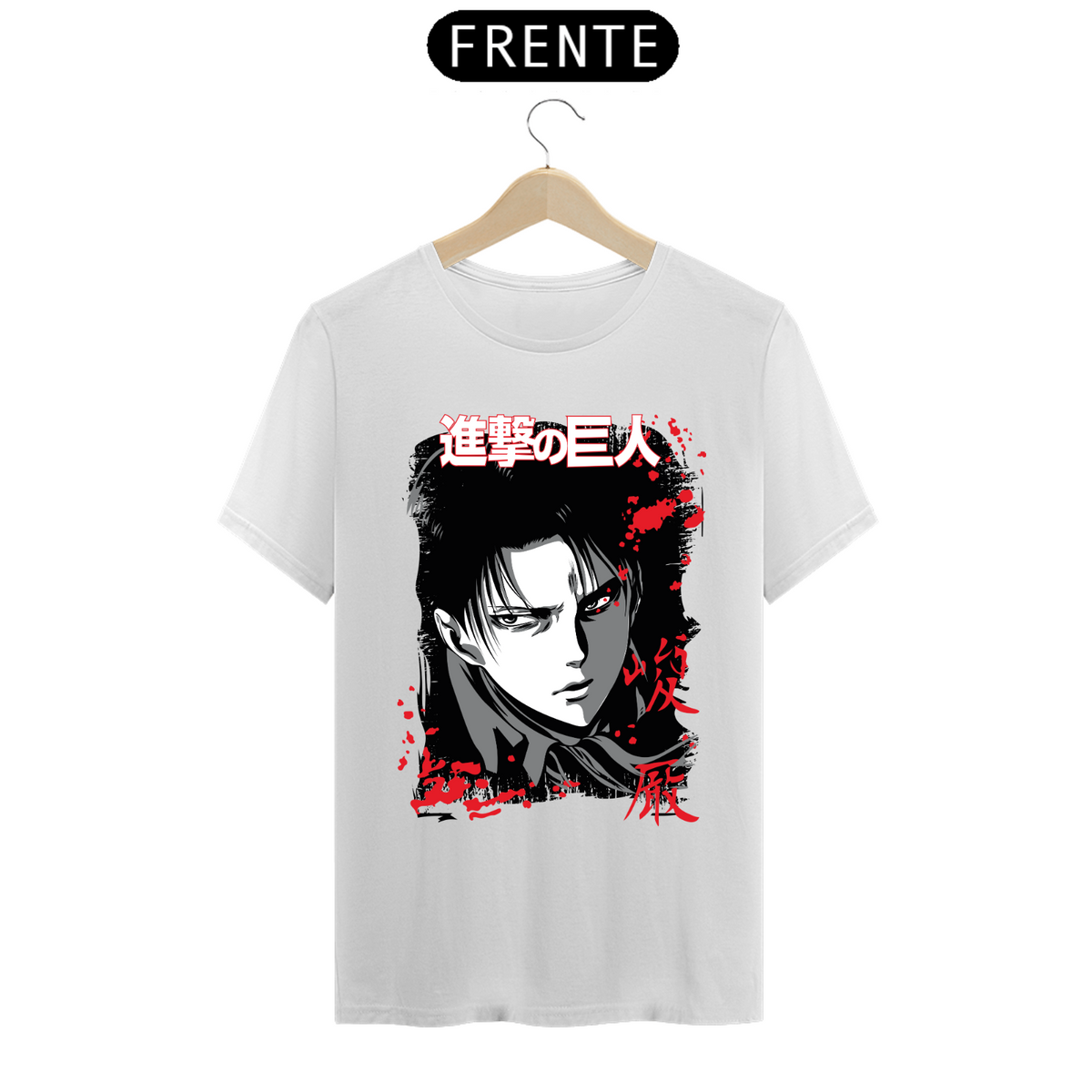 Nome do produto: Camiseta - Levi Ackerman (Attack on Titan)