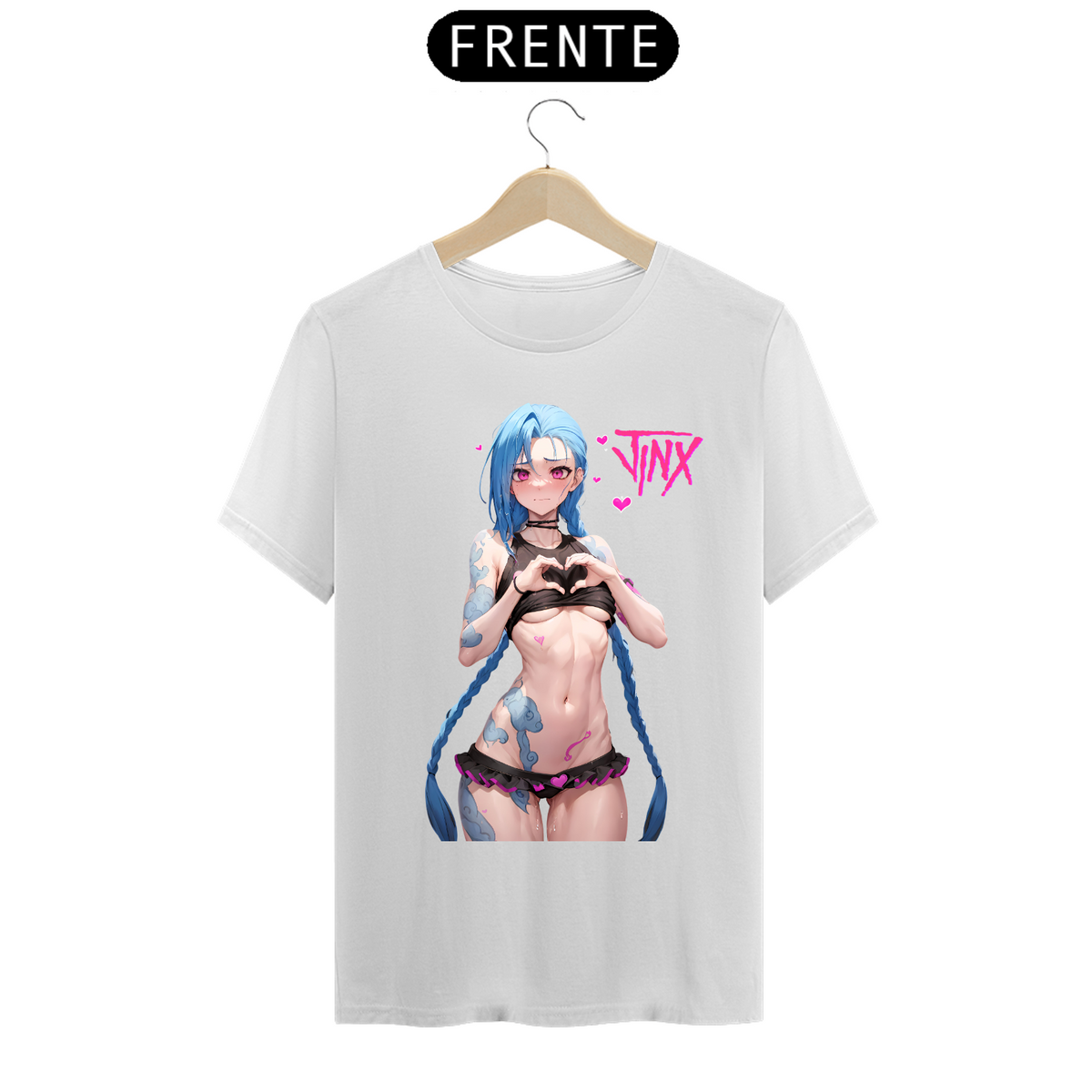 Nome do produto: Camiseta - Jinx (League of Legends)