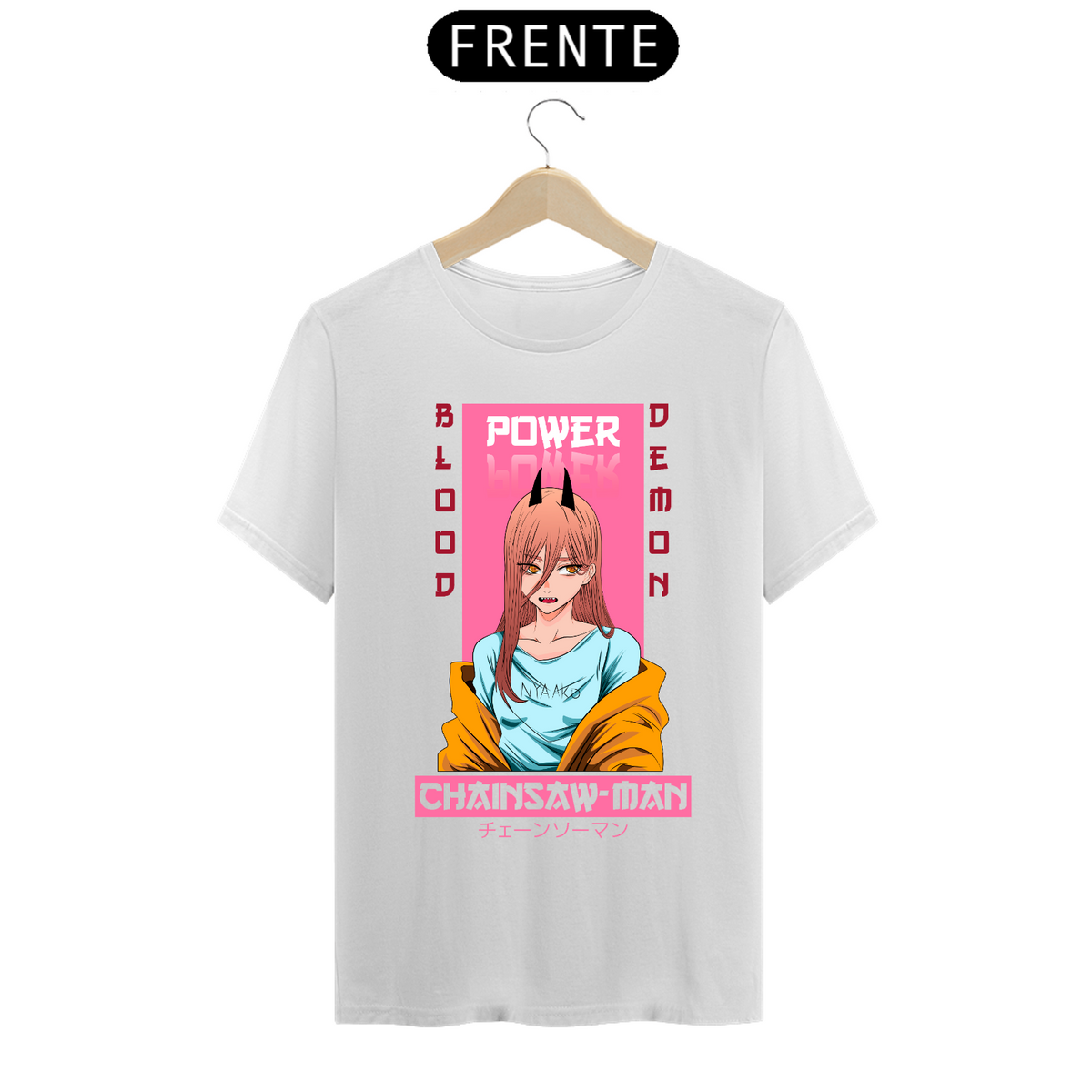 Nome do produto: Camiseta - Power (Chainsaw Man)