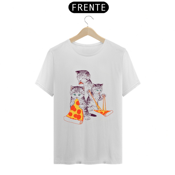 Camiseta - Pizza Kittens