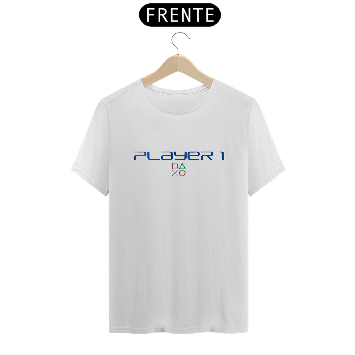 Nome do produto: Camiseta - Player 1 (Playstation)