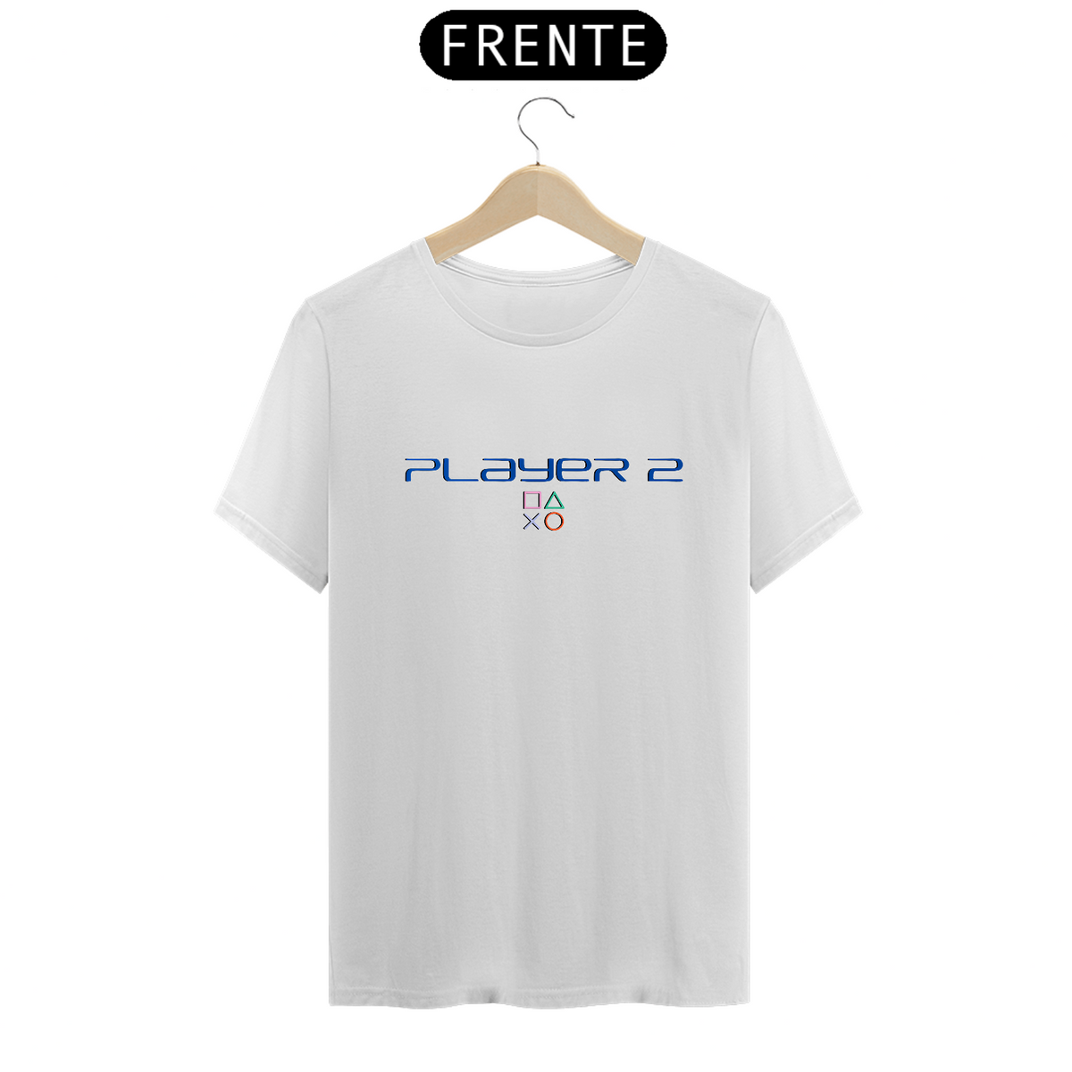 Nome do produto: Camiseta - Player 2 (Playstation)