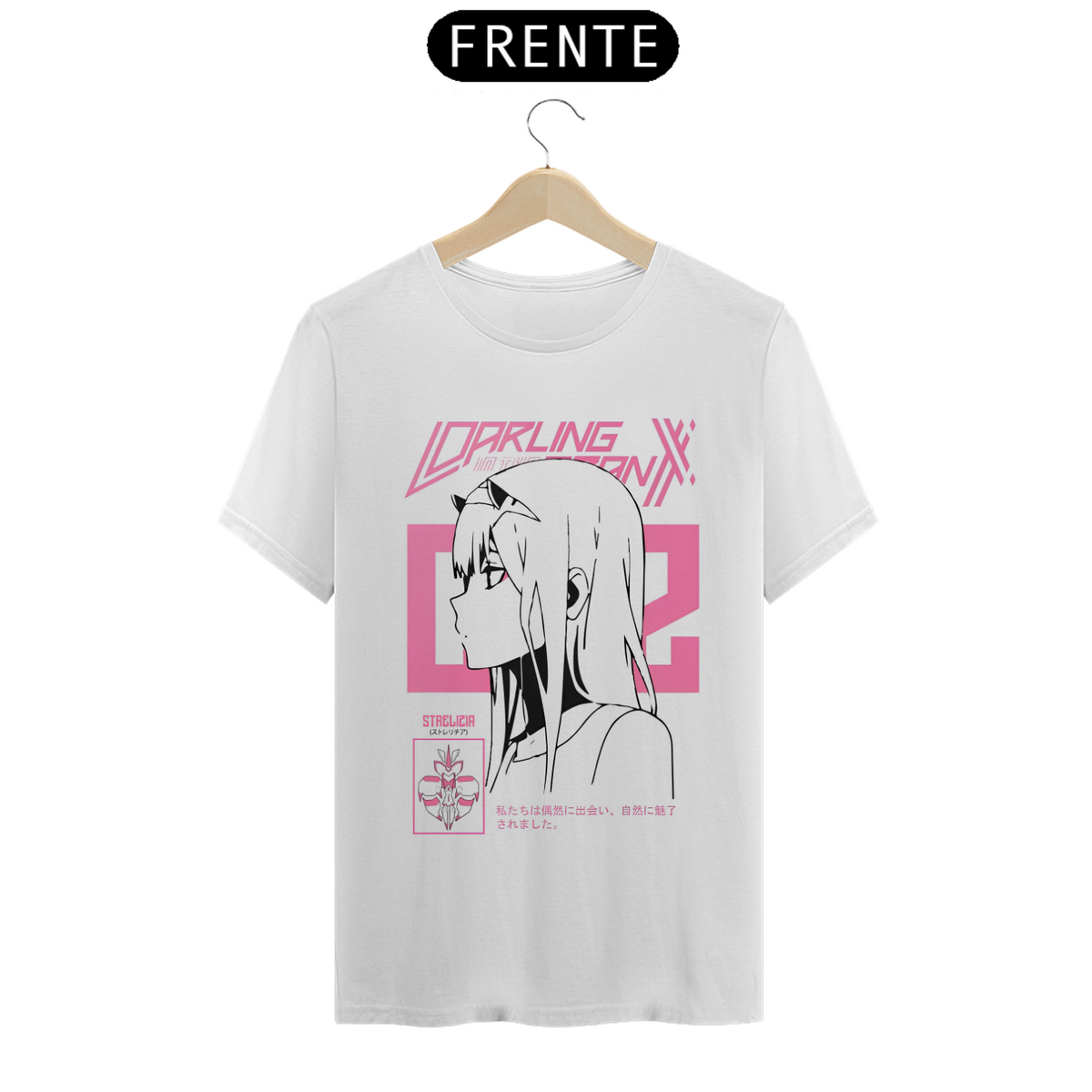 Nome do produto: Camiseta - Zero Two (Darling in the Franxx)