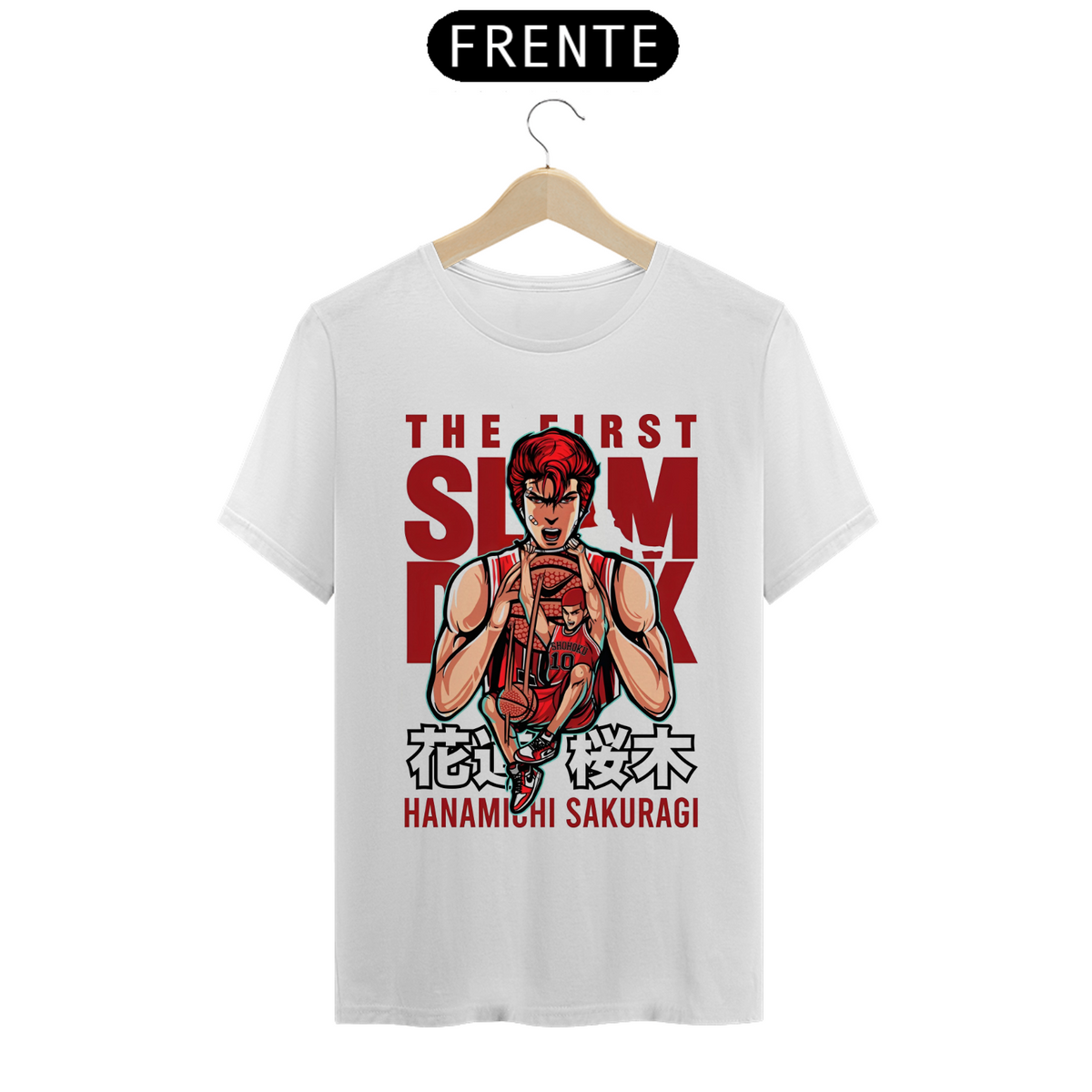 Nome do produto: Camiseta - Sakuragi Hanamichi (Slam Dunk)