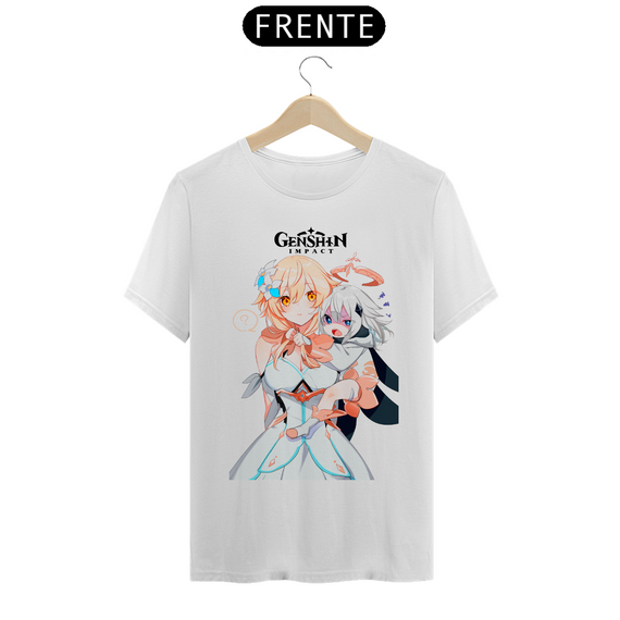 Camiseta - Lumine & Paimon (Genshin Impact)