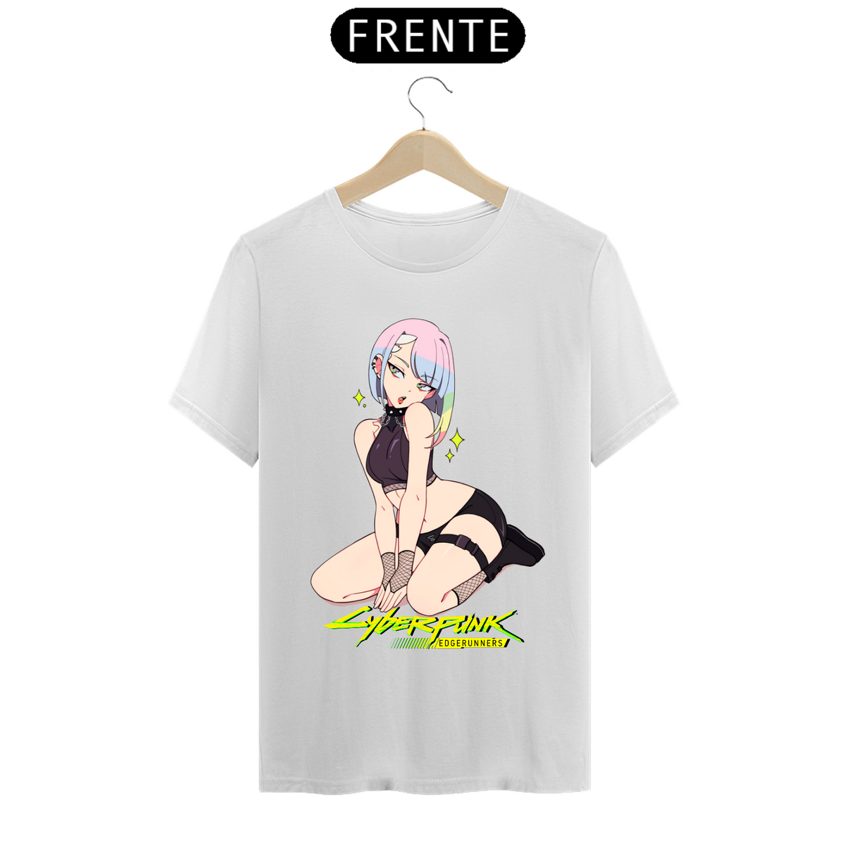 Nome do produto: Camiseta - Lucy (CyberPunk Edgerunners)