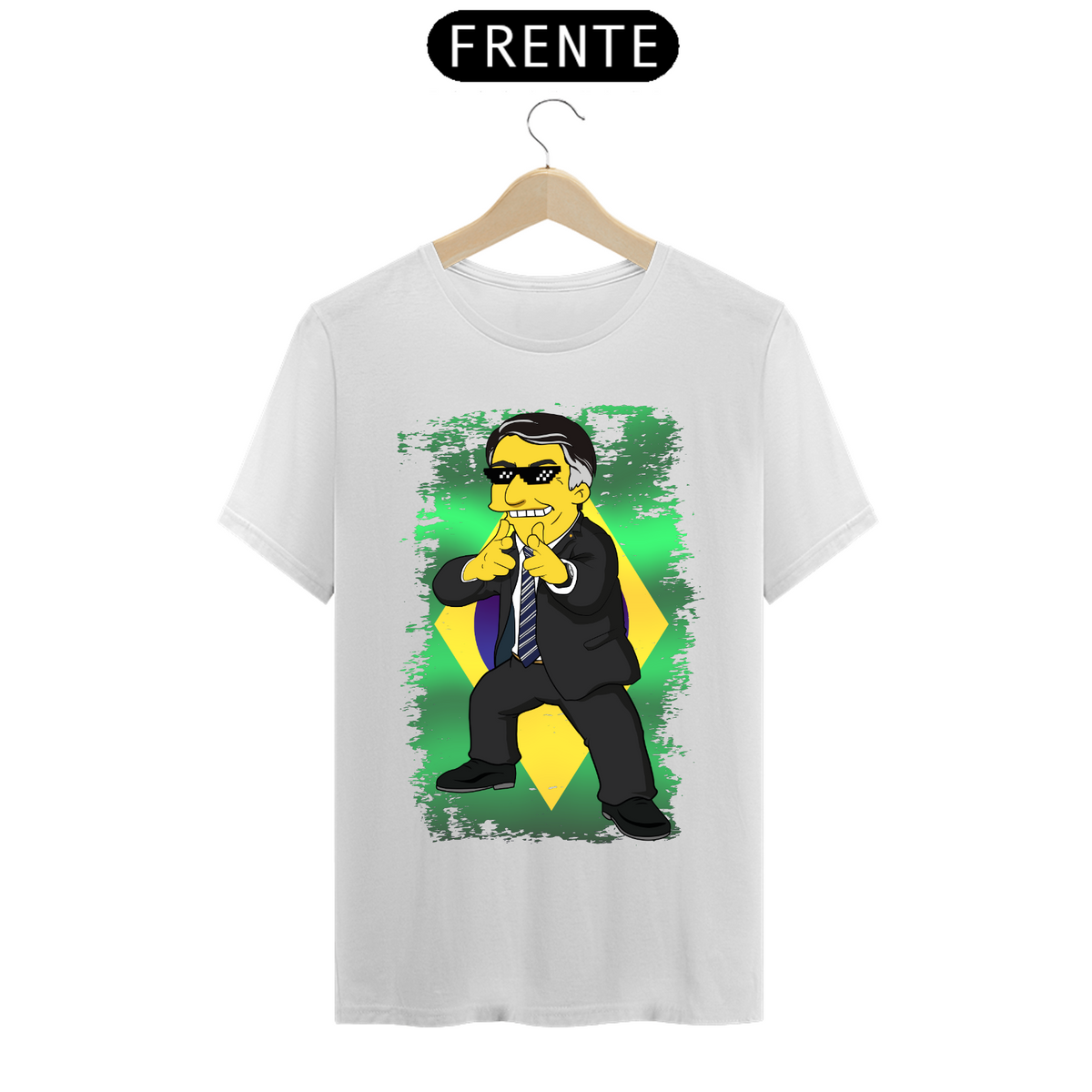 Nome do produto: Camiseta - Bolsonaro x Simpsons