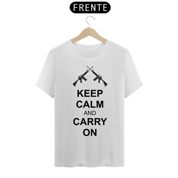 Camiseta - Keep Calm and Carry On