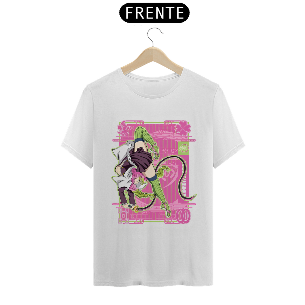 Nome do produto: Camiseta - Mitsuri Kanroji (Demon Slayer)