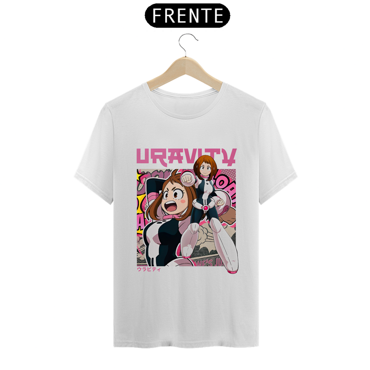 Nome do produto: Camiseta - Ochaco Uraraka (My Hero Academia)