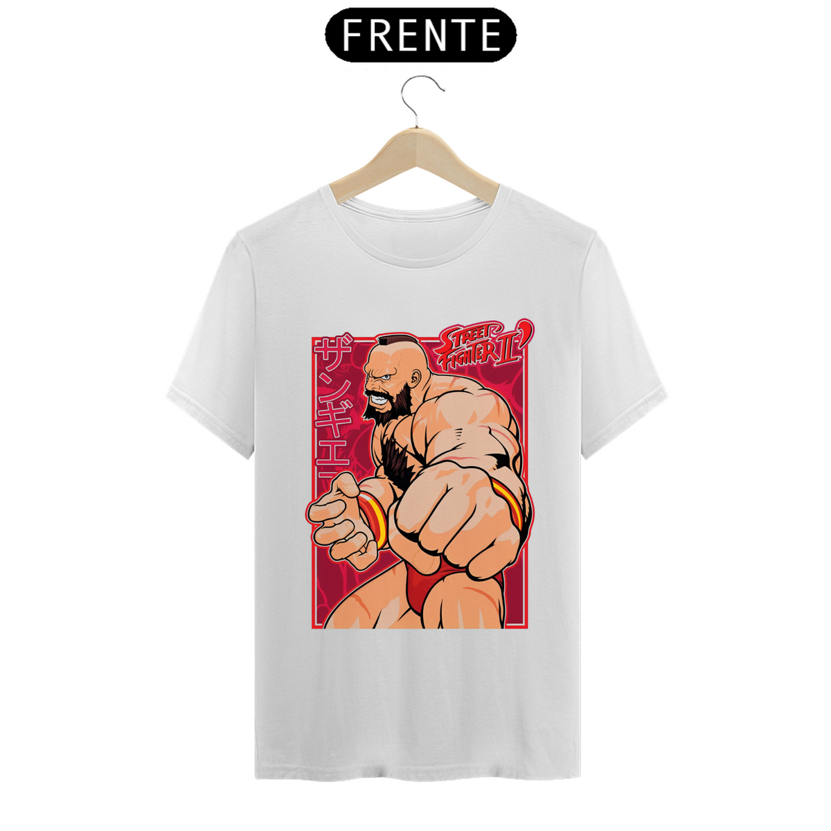 Nome do produto: Camiseta - Zangief (Street Fighter)