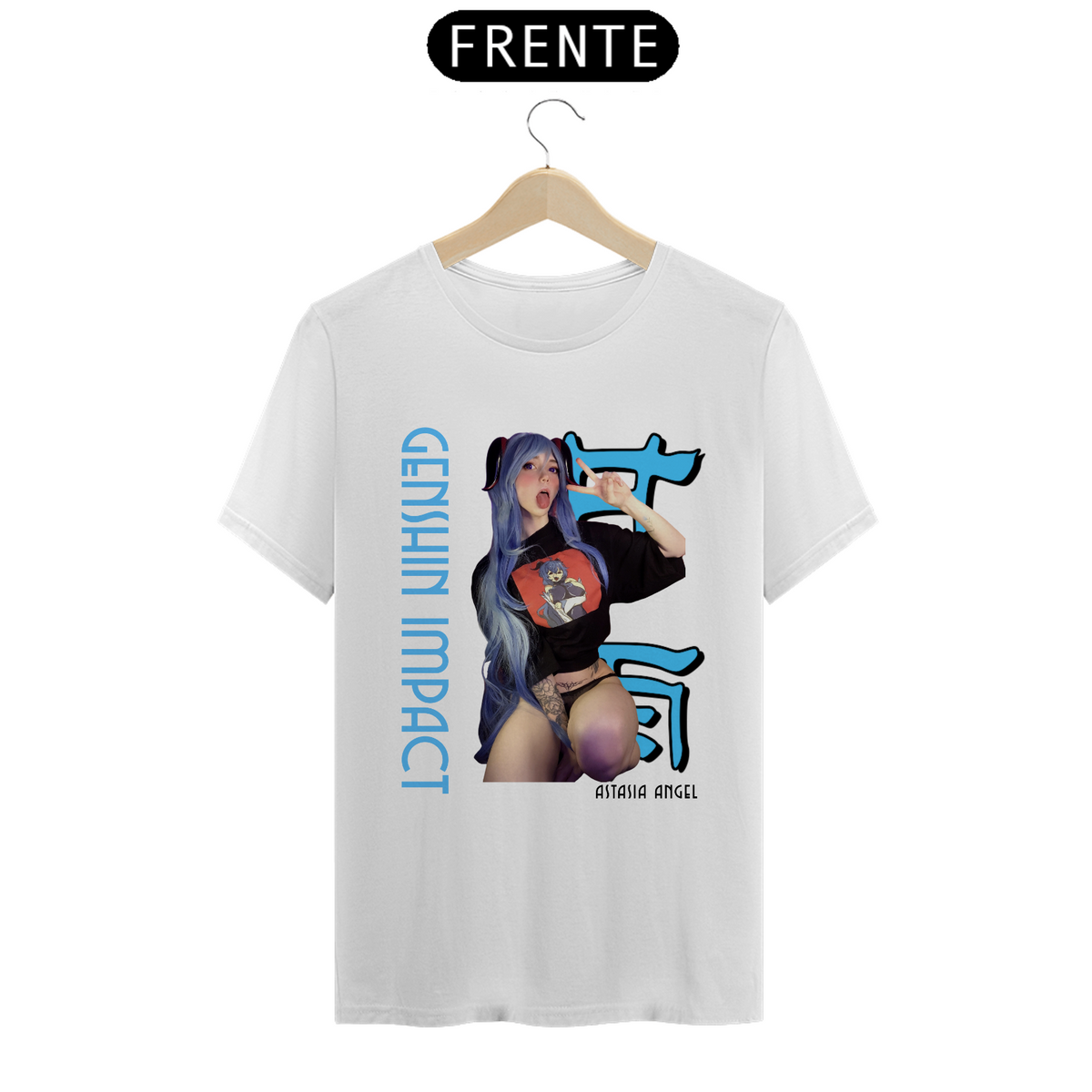 Nome do produto: Camiseta - AstasiaAngel x Ganyu