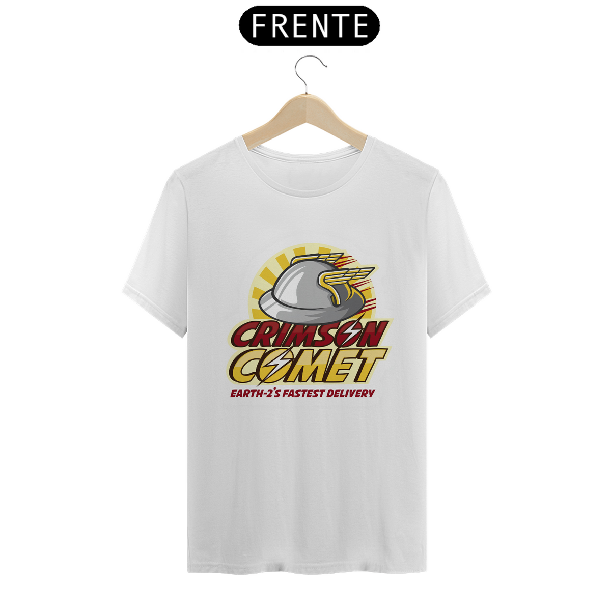 Nome do produto: Camiseta - Cometa Carmesim (The Flash)