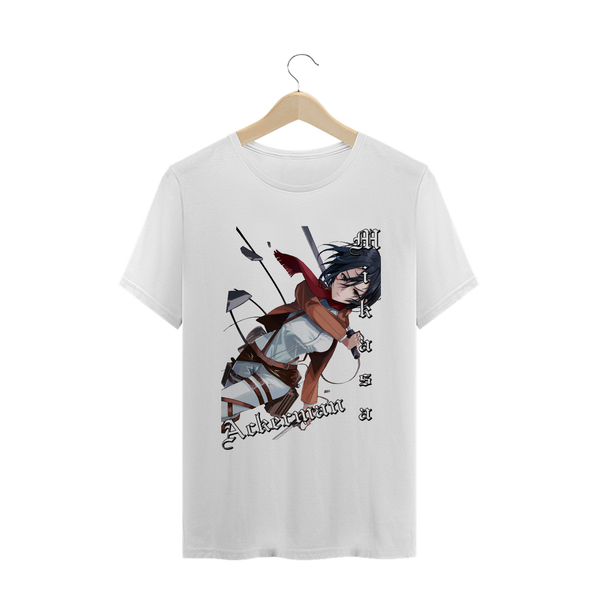 Nome do produto: Camisa - Mikasa Ackerman (Attack On Titan)