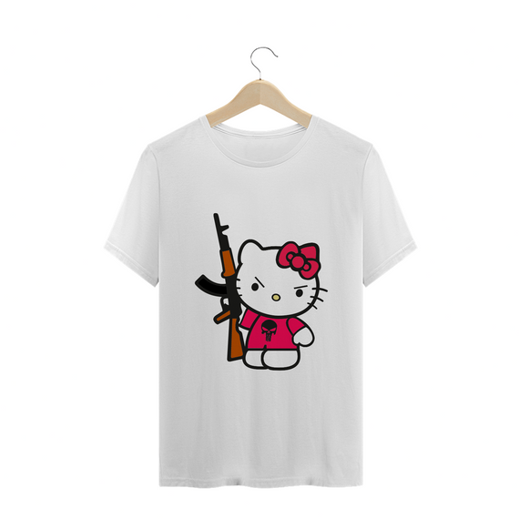 Camisa - Hello Kitty x Justiceiro