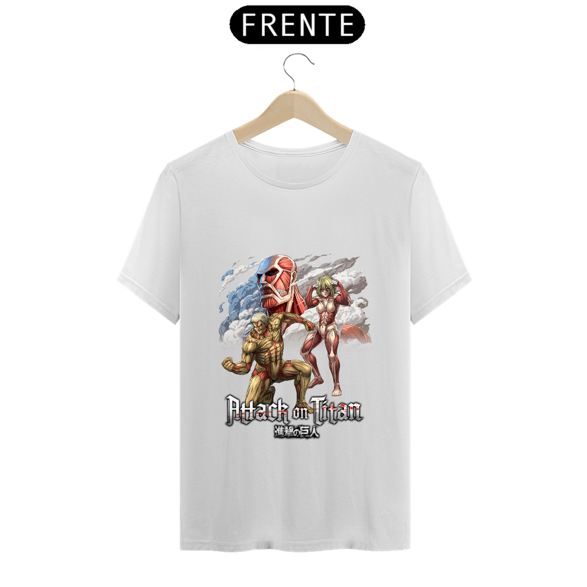 Nome do produto: Camisa - Titãs (Attack on Titan)