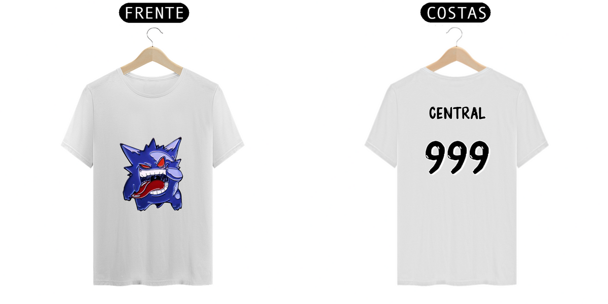 Nome do produto: Camiseta - Gengar Central 999