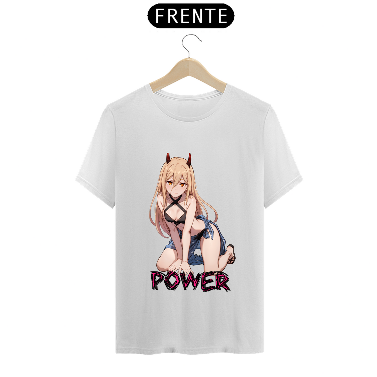 Nome do produto: Camiseta - Power (Chainsaw Man)